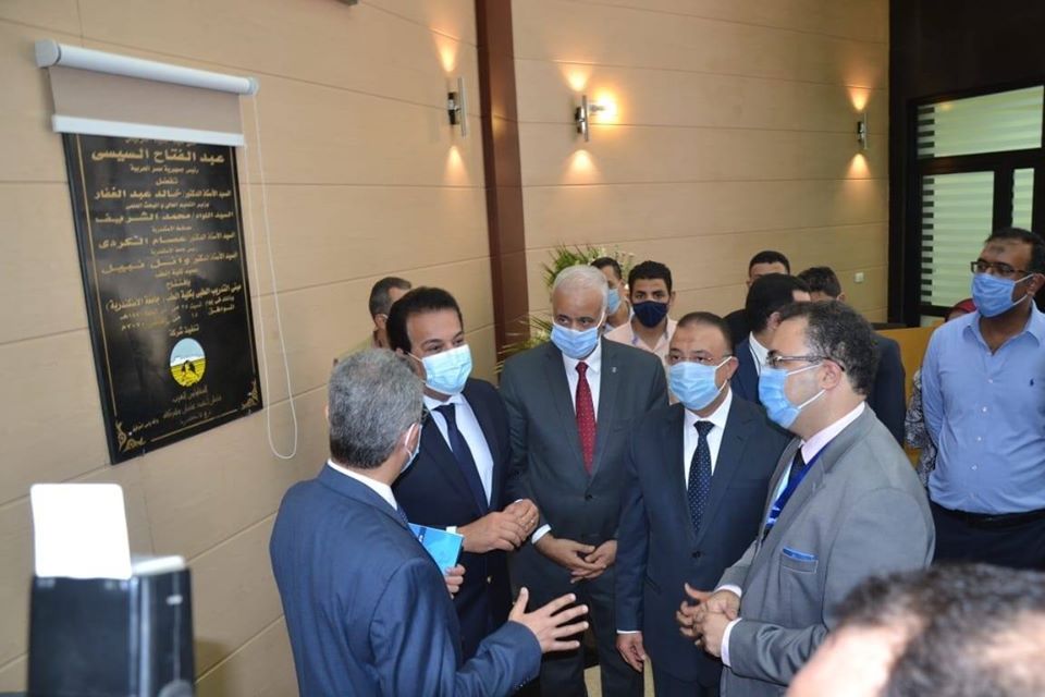 افتتاح مبنى التدريب الطبي بكلية طب جامعة الإسكندرية