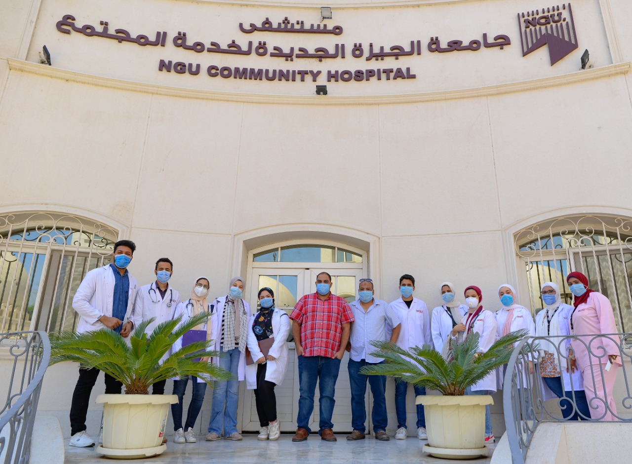 مستشفى جامعة الجيزة الجديدة لخدمة المجتمع تستقبل طلاب كلية الطب
