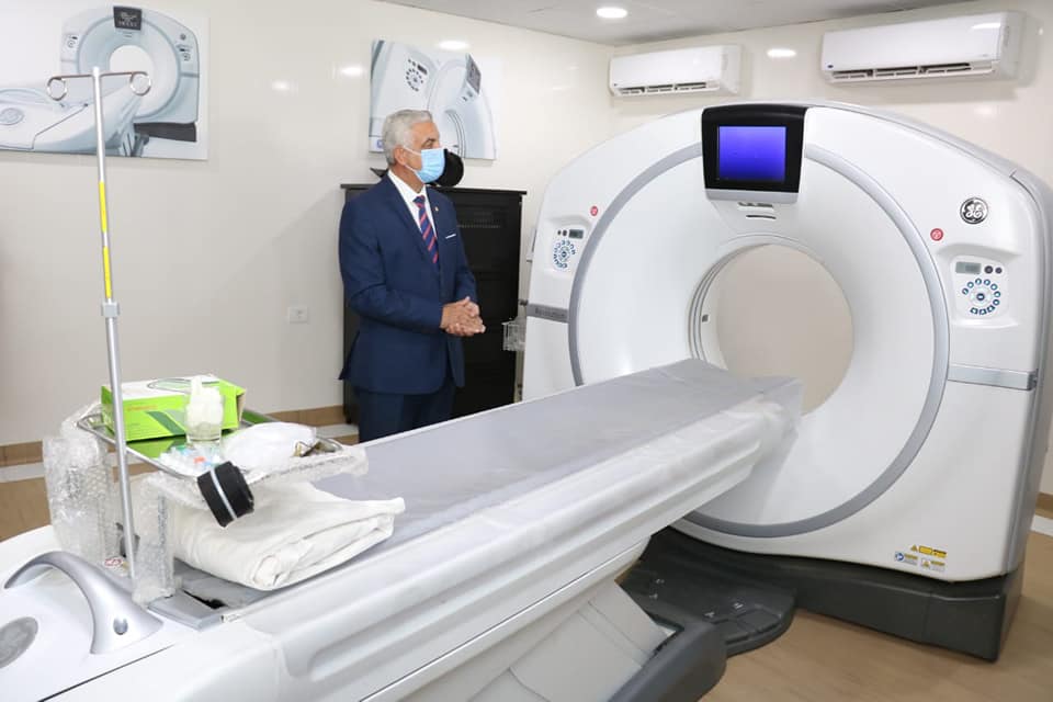 رئيس جامعة المنوفية يفتتح أحدث وحدة أشعة مقطعية متعددة المقاطع
