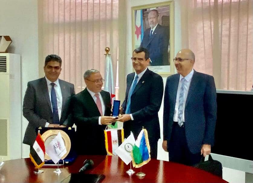 جامعة طنطا توقع اتفاقية تعاون مشترك مع جامعة جيبوتي