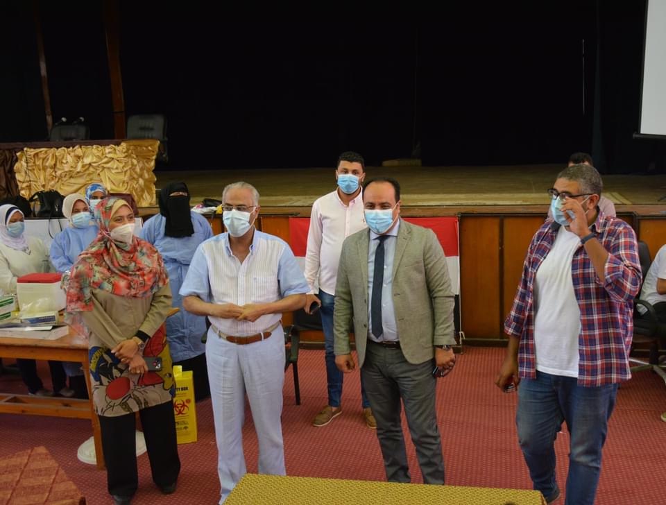 جامعة بورسعيد تطلق مبادرة حملة تطعيم ضد فيروس كورونا