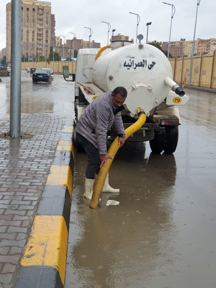 محافظة الجيزة ترفع درجة الاستعداد القصوى لمواجهة الطقس السيئ