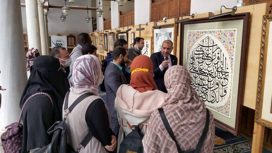 ملتقى الأزهر للخط العربي ينظم ورشا مفتوحة للجمهور حول فنون الخط والزخرفة الإسلامية