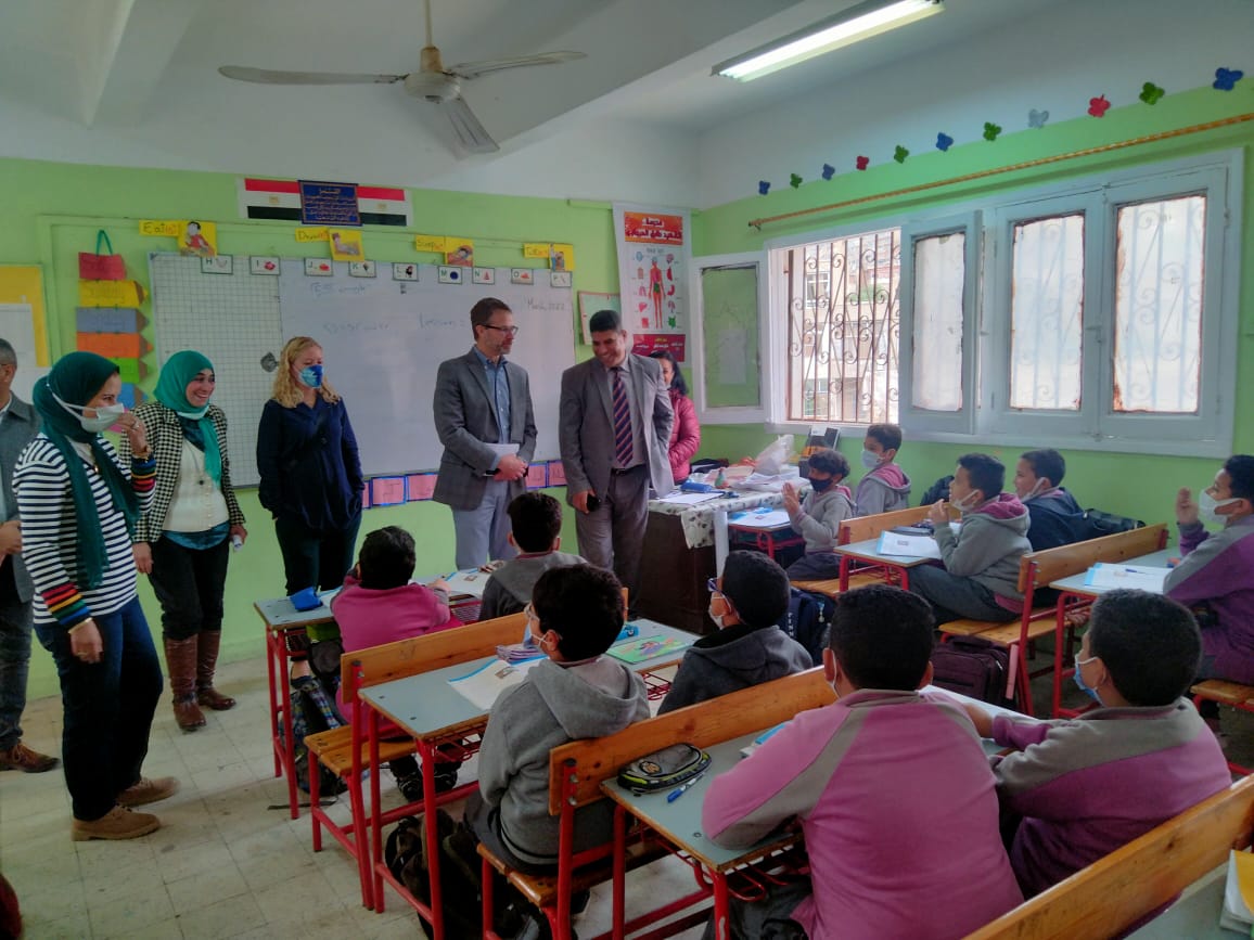 وفد  Discovery Education يتعرف على تجربة تطوير التعليم في مدارس القاهرة
