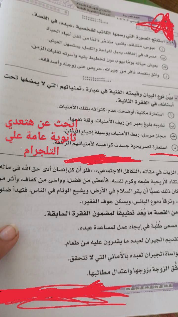 «التعليم» تكشف هوية مسرب امتحان اللغة العربية للثانوية العامة دور ثان