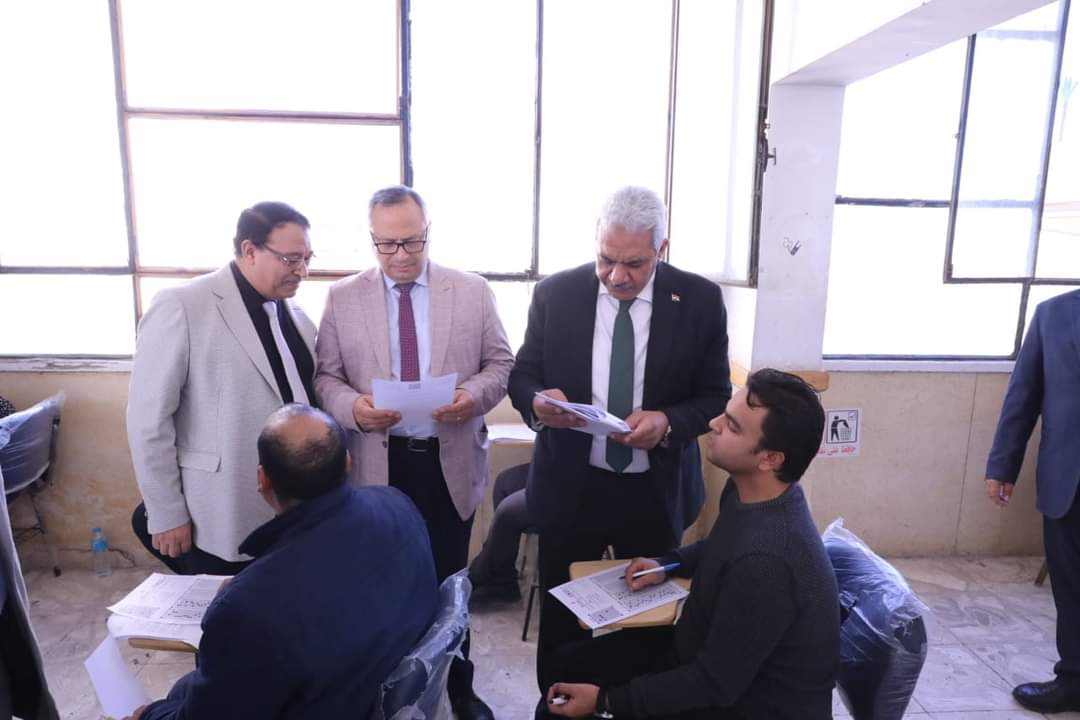 نائب رئيس جامعة الأزهر يتفقد امتحانات الدراسات العليا لقطاع كليات الطب
