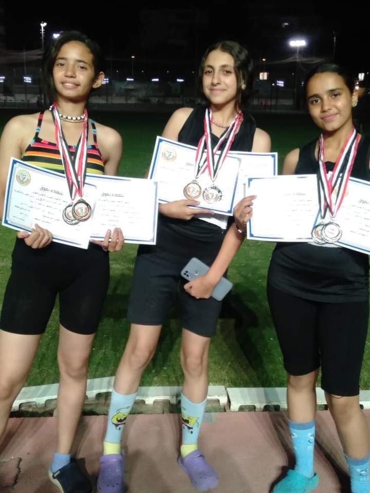 فوز طالبات المدرسة الرياضية بالإسكندرية بميداليات فضية وبرونزية ببطولة ألعاب القوى