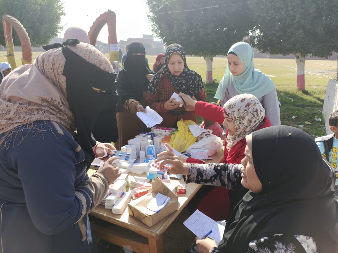 جامعة مدينة السادات خدمات طبية وتوعوية مجانية بمشروع تنموى لأهالي "عبدالسلام عارف" بالبحيرة