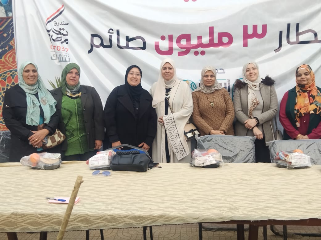 مائدة جامعة الأزهر الرمضانية تواصل إفطار الطالبات بالتعاون مع صندوق تحيا مصر